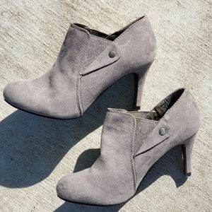 Silver Grey Heels / Booties